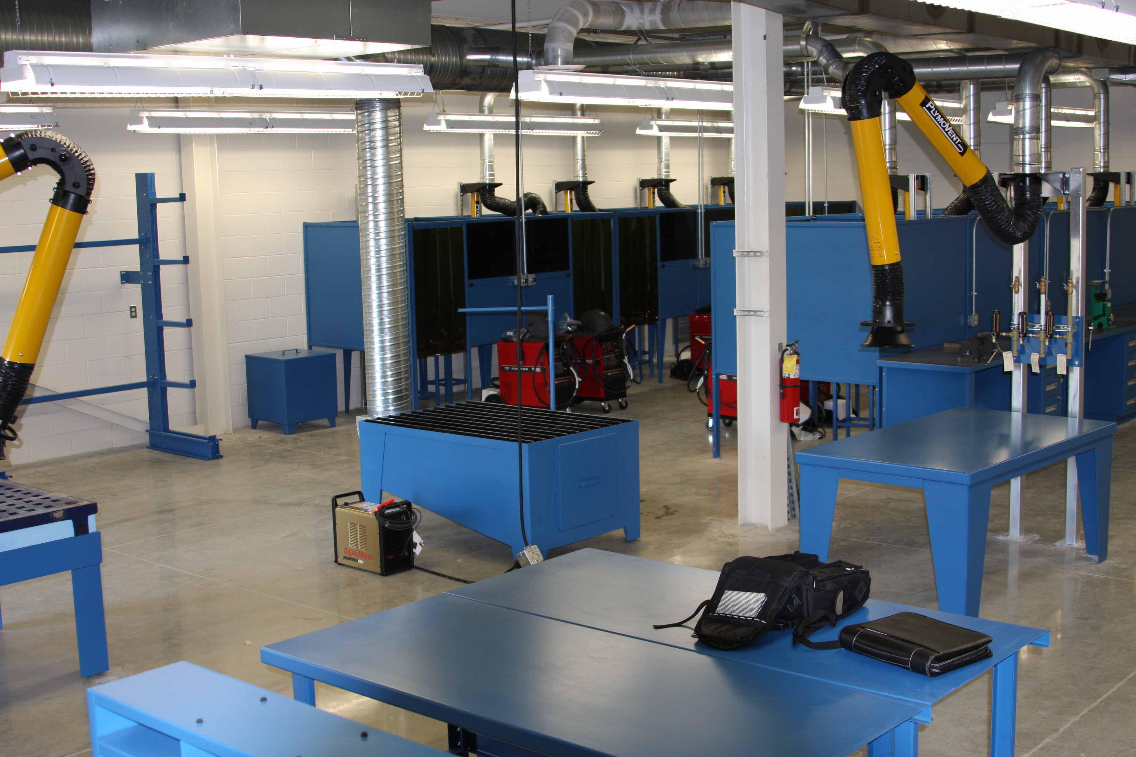 GOA4 4 STATION GAS WELDING TABLE