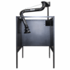 BOOTH WITH FUME EXTRACTION ARM & TABLE