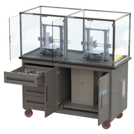 MGF-1500-3D2 DUAL 3D PRINTER CART
