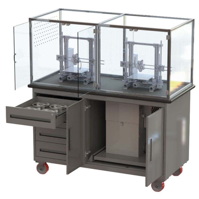MGF-1500-3D2 DUAL 3D PRINTER CART